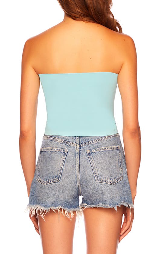 Shop Susana Monaco Signature Stretch Tube Top In Freshwater