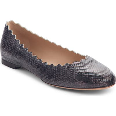 Chloe Lauren Ballerina Flat - Black