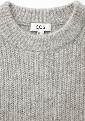 Alpaca Wool-Blend Crewneck Sweater