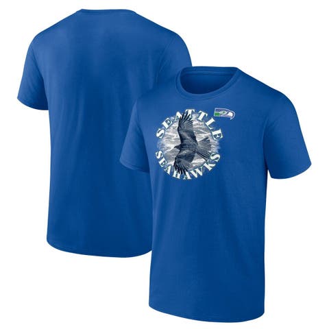 Refried Apparel Men's Refried Apparel Navy/Orange Denver Broncos  Sustainable Upcycled Split T-Shirt