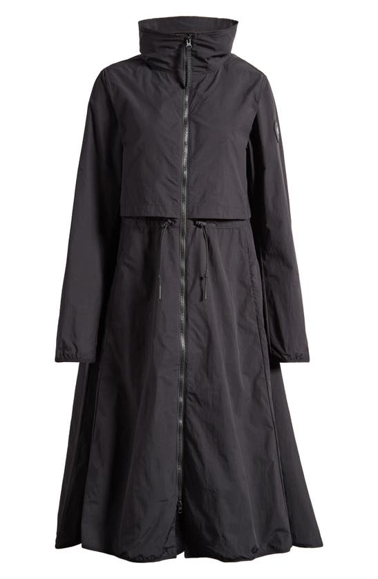 Shop Canada Goose Sinclair Water Repellent Coat In Black - Noir