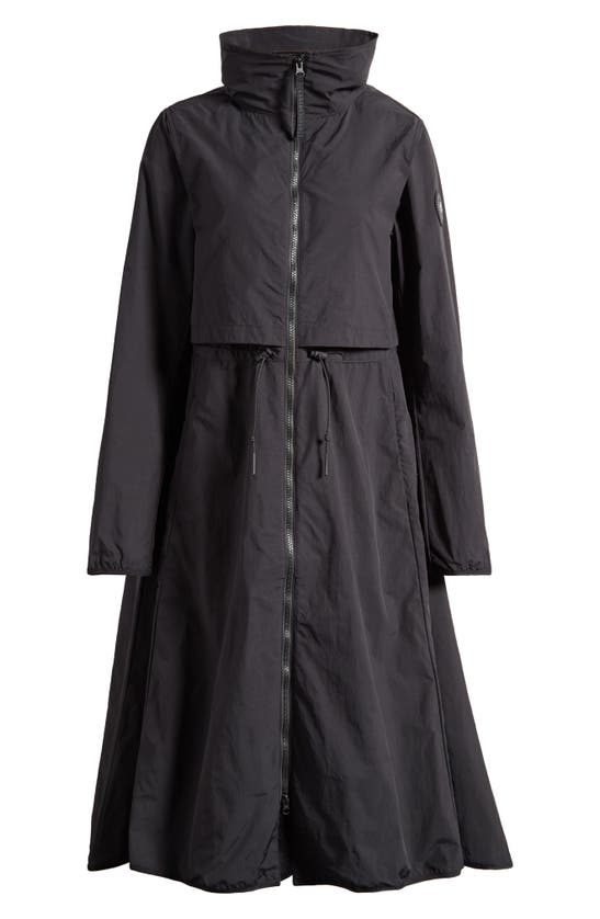 Canada Goose Sinclair Water Repellent Coat In Black - Noir