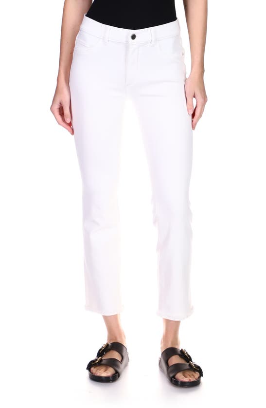 Dl1961 Mara Ankle Straight Leg Jeans In Milk Performance Xfit