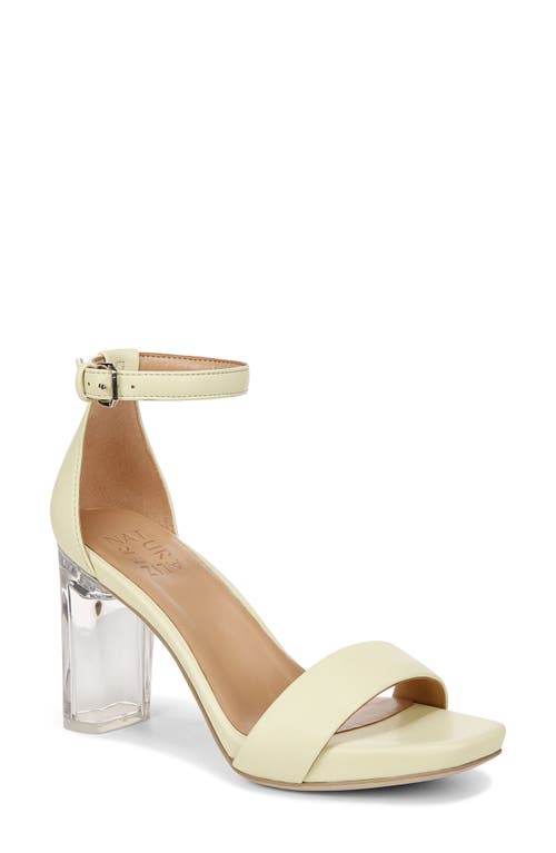 Naturalizer Joy Ankle Strap Sandal Pastel Lime Faux Leather at Nordstrom,