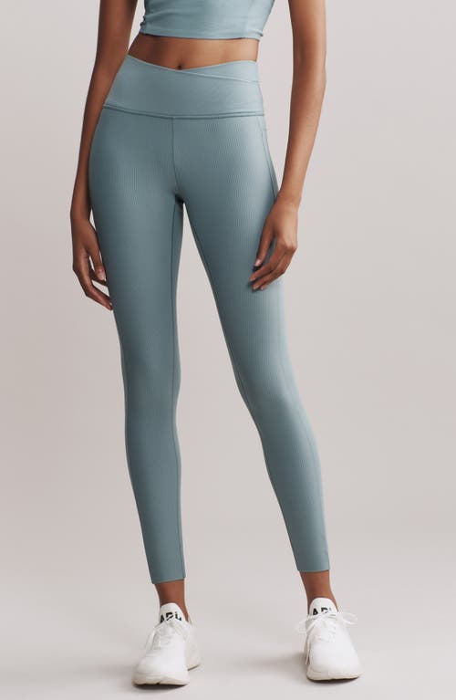 Rhone Ripple Pocket Ankle Leggings In Blue Hue