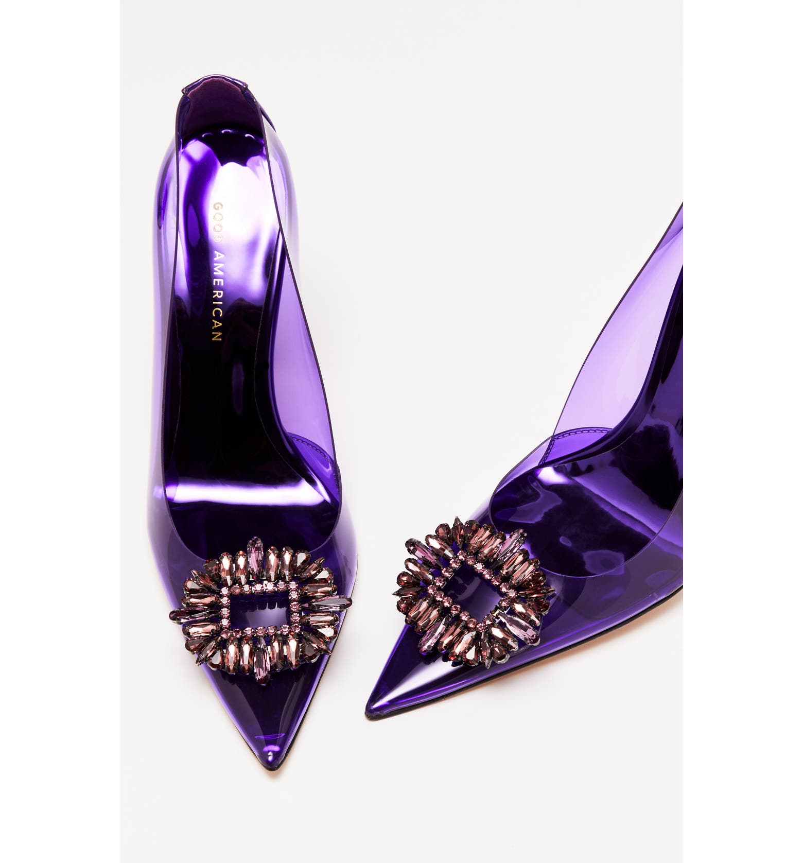 Purple plexi heels