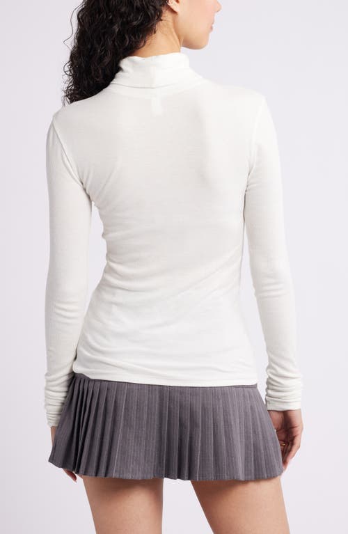 Bp. Turtleneck Rib Top In Ivory