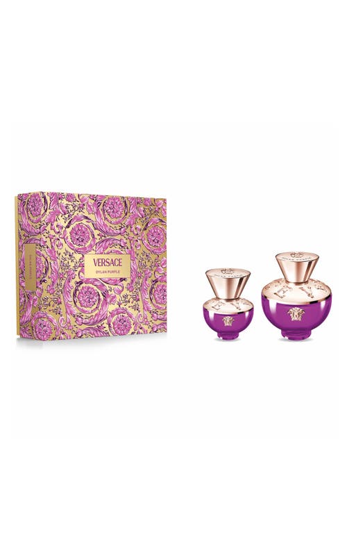 Versace Dylan Purple Eau De Parfum Gift Set $205 Value In White