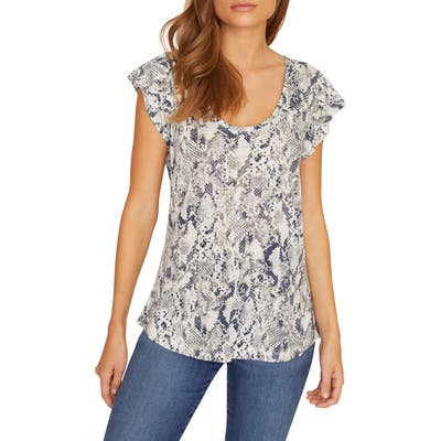 Sanctuary Ruby Scoop Neck Linen Tee