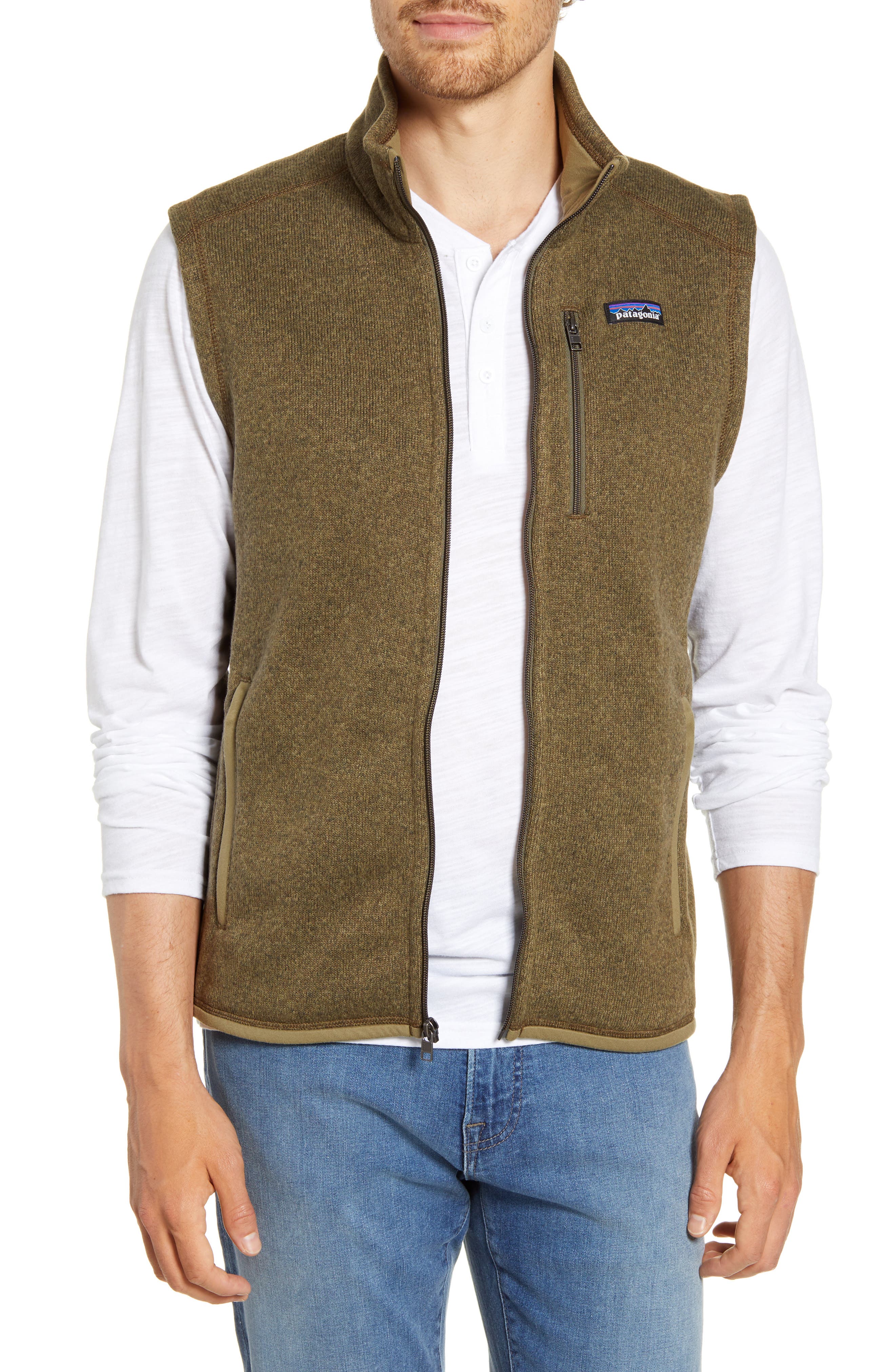 patagonia better sweater vest brown