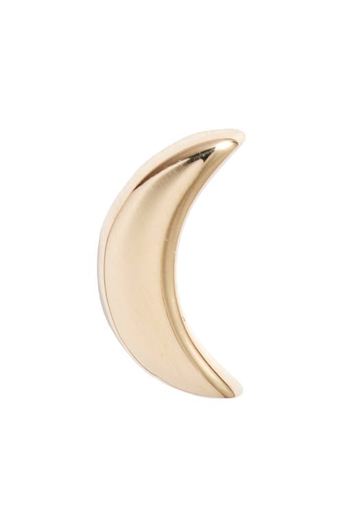 Shop Anzie Jac & Jo Moon Single Stud Earring In Gold