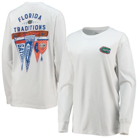 Pressbox White Clemson Tigers Melange Beaumont Cropped Raglan T-Shirt