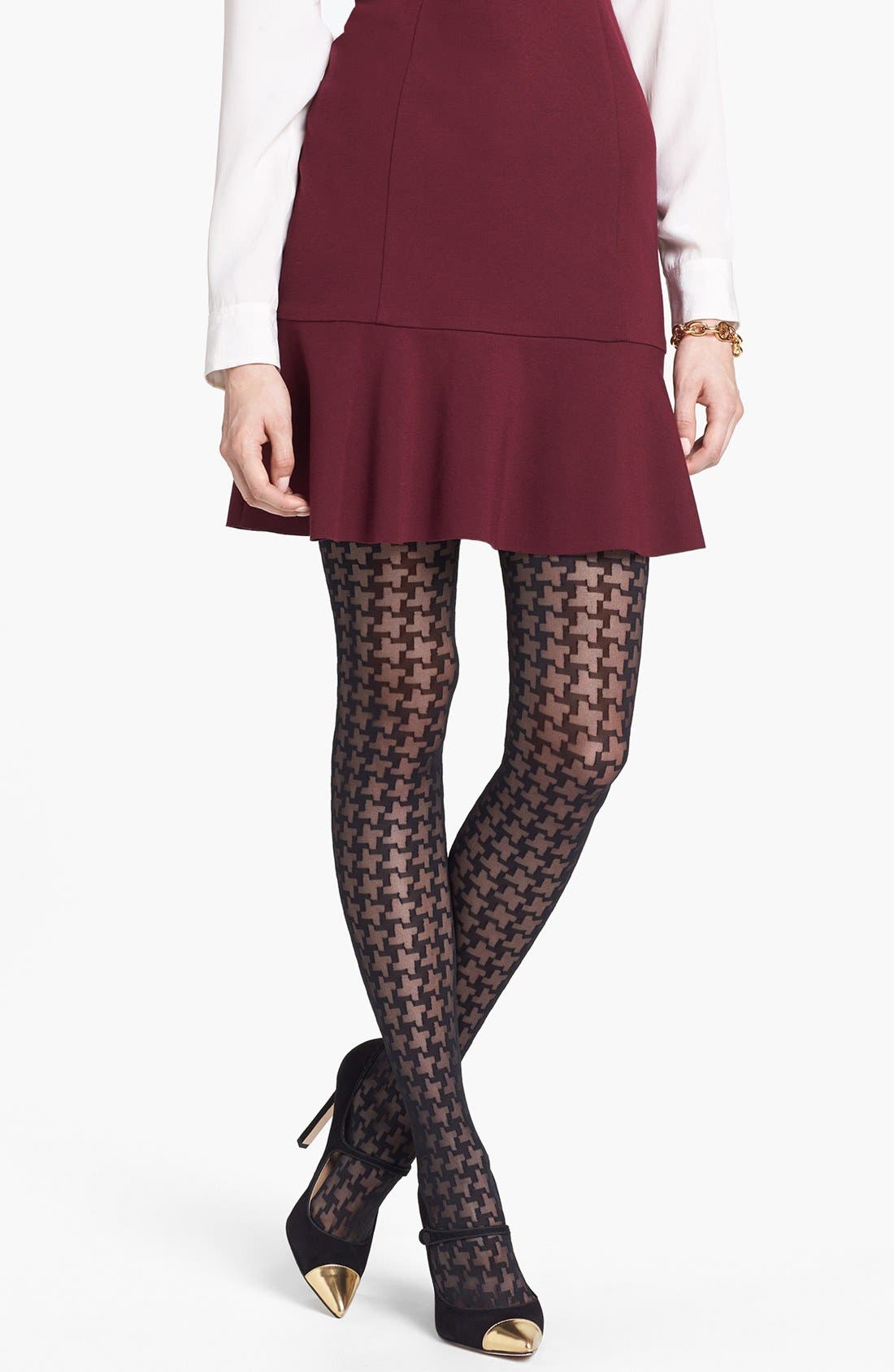 Nordstrom 'Houndscheck' Tights Nordstrom