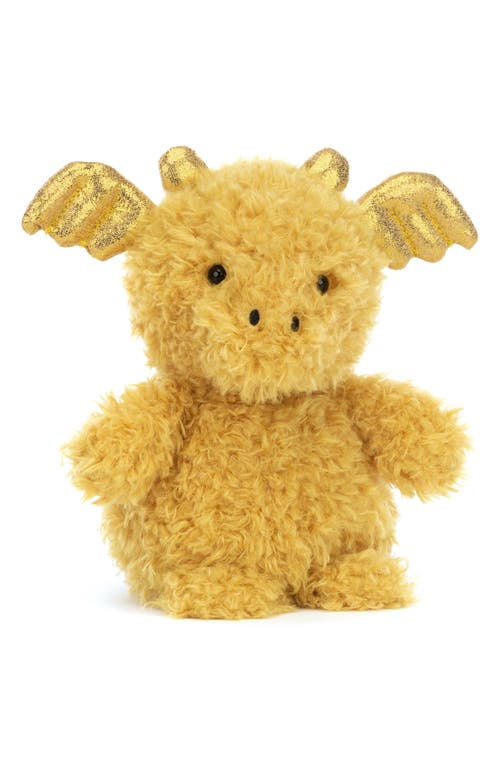 Jellycat Little Dragon Stuffed Animal in Gold at Nordstrom