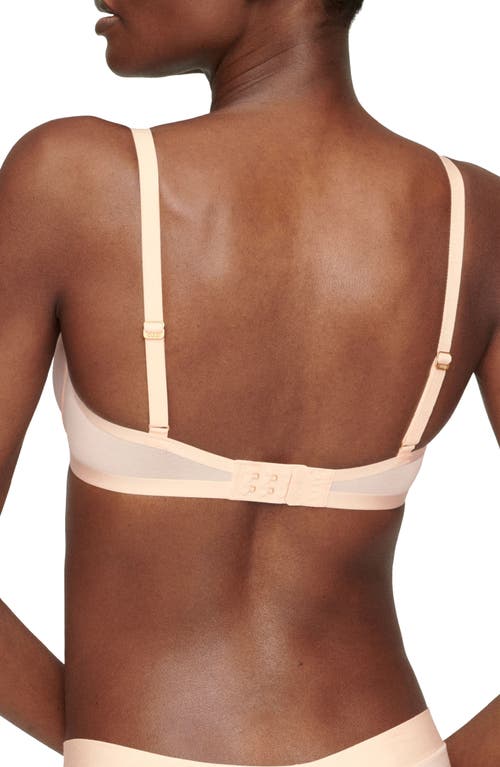 Cuup The Balconette Mesh Bra In Blush
