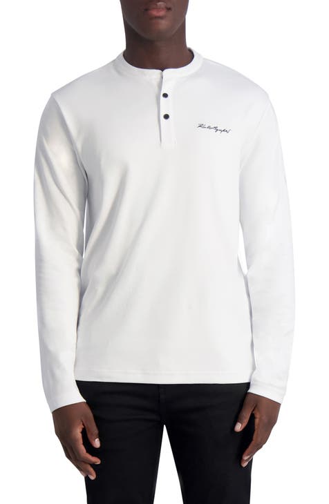 Signature Long Sleeve Henley T-Shirt