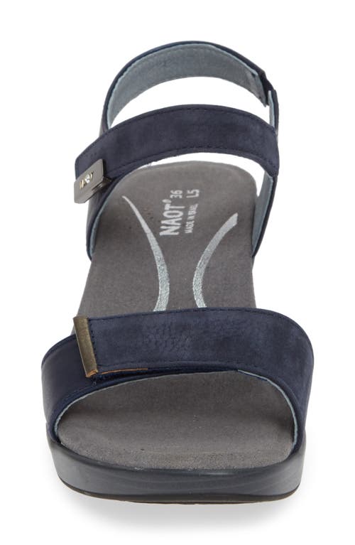 Naot 'intact' Sandal In Navy/polar Sea Leather
