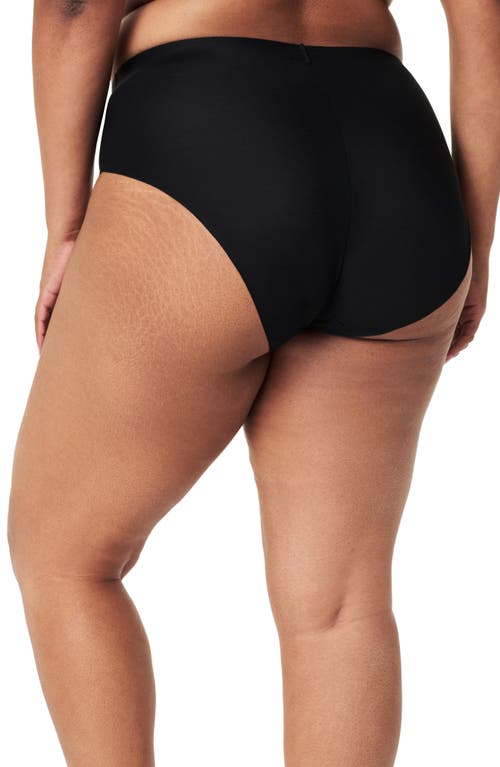 Shop Spanx ® Mid-rise Briefs In Very Black