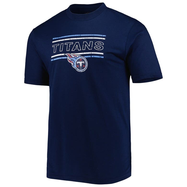 Women's Concepts Sport Light Blue/Navy Tennessee Titans Badge T-Shirt &  Pants Sleep Set