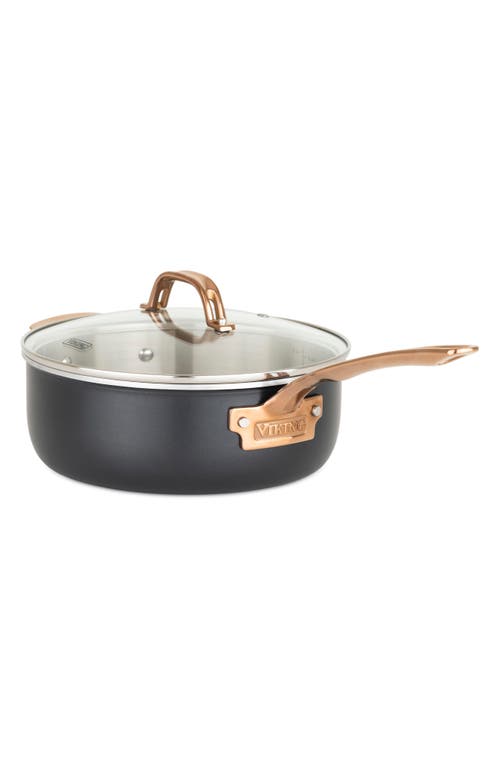 Viking 3-ply 11-piece Cookware Set In Matte Black/copper