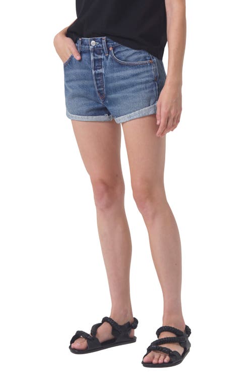 AGOLDE Parker High Waist Cutoff Denim Shorts Ruin at Nordstrom,