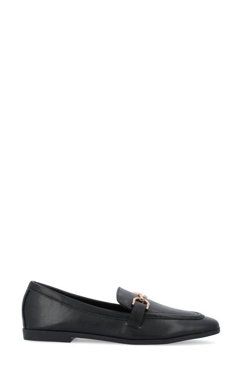 Shop Journee Collection Mizza Horsebit Flat In Black