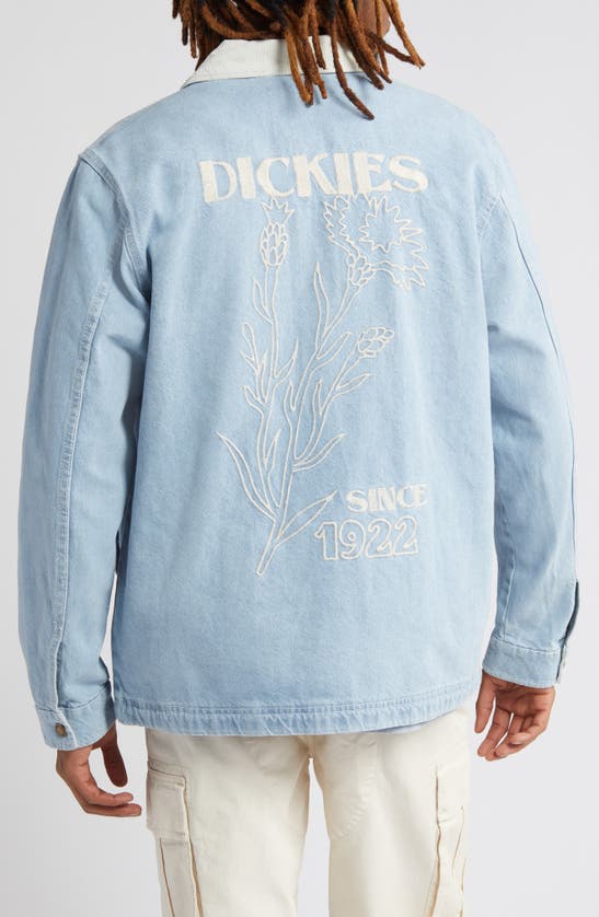 Shop Dickies Herndon Denim Jacket In Denim Vintage Wash
