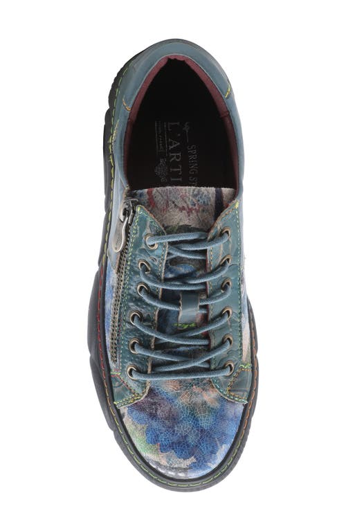 L'artiste By Spring Step Danli Sneaker In Blue Multi