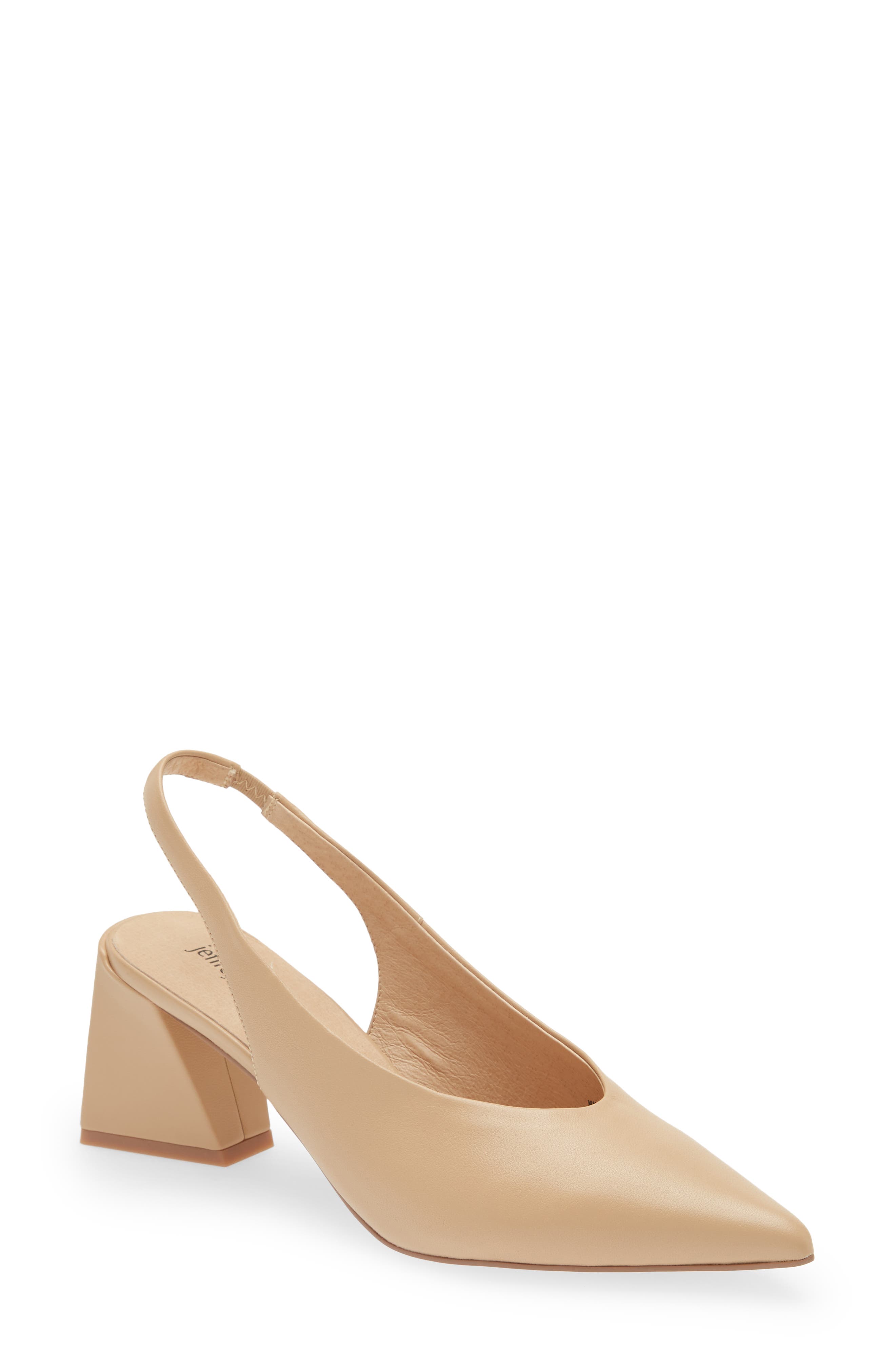 nude pump heels