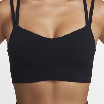 Women's Dri-Fit Alate Trace Light-Support Strappy Sports Bra from Nike