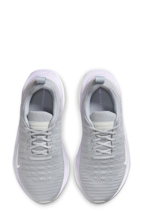 Nike Women's Infinityrn 4 Road Running Shoes (extra Wide) In Grey/grape/violet
