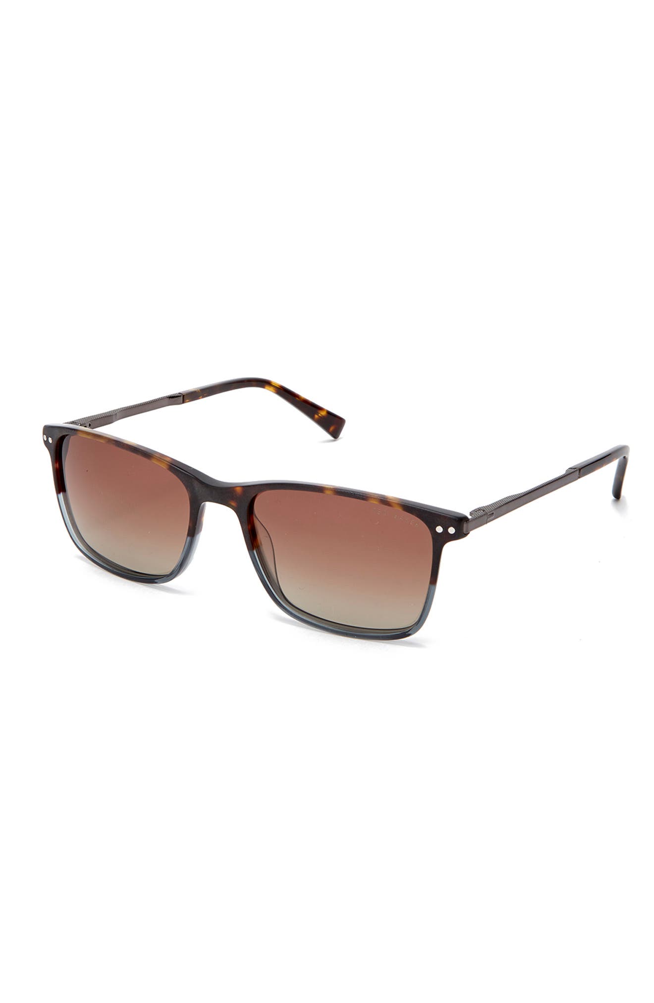 Ted Baker TMS205 Polarized Sunglasses For Men - Rectangular Frame, 57mm, UV400 - View #5