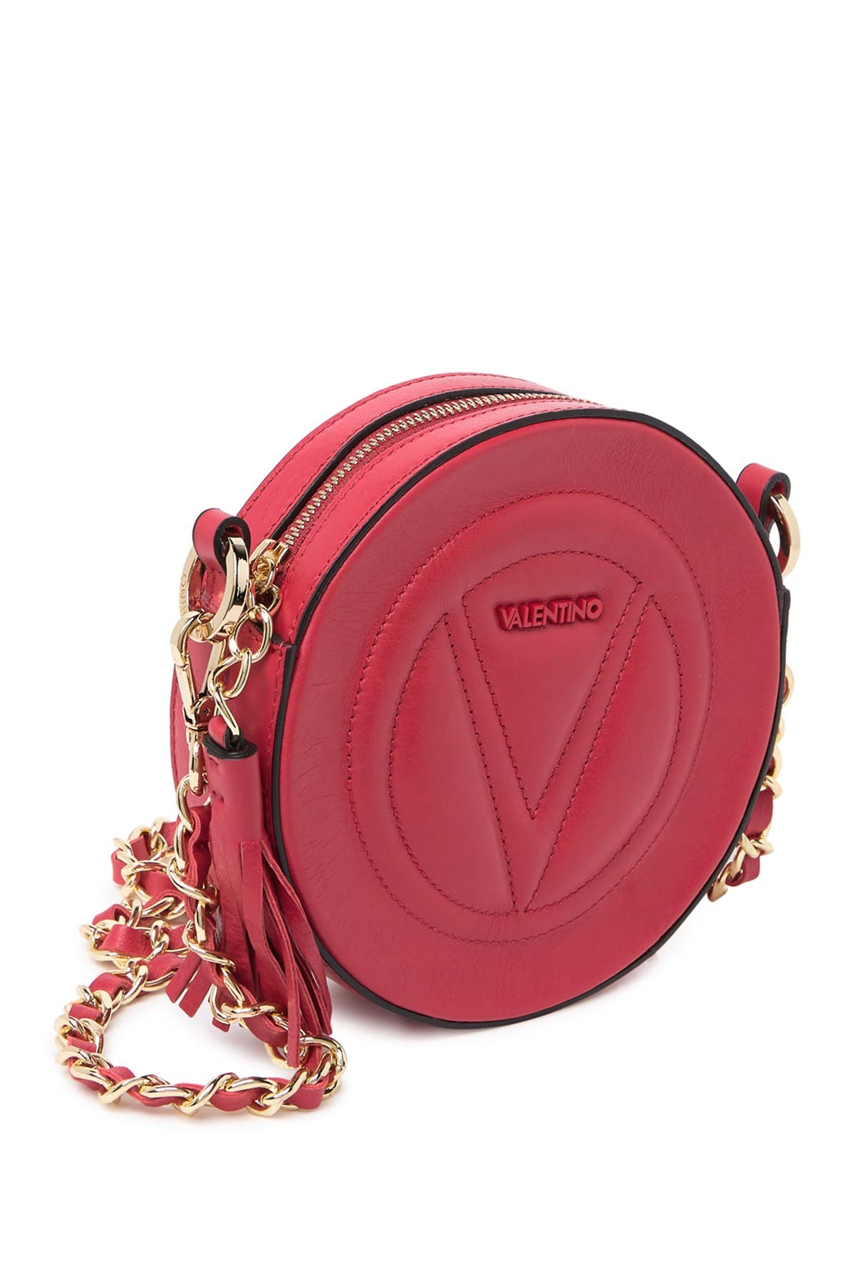 Valentino By Mario Valentino | Yuki Circle Leather Crossbody Bag