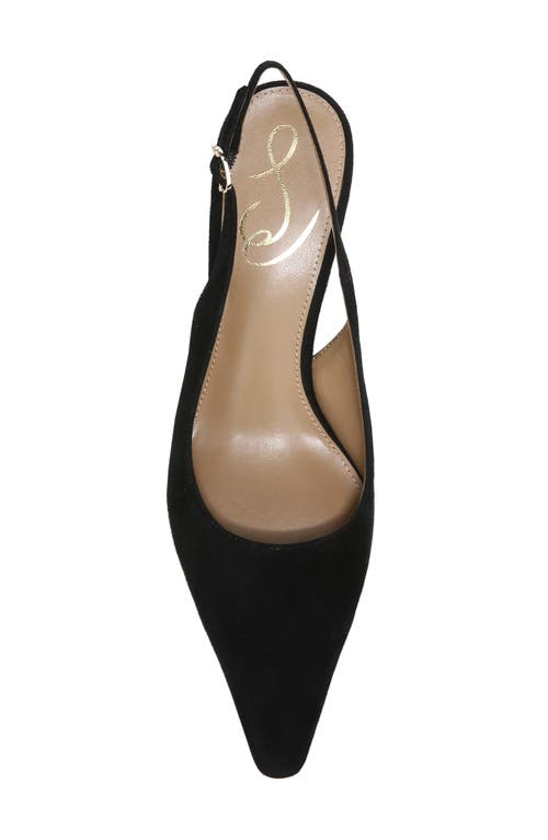 Shop Sam Edelman Bianka Slingback Pump In Black/black