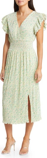Chelsea28 pleat top detail midi dress