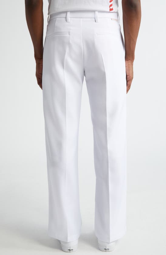 Shop Stockholm Surfboard Club Sune Bootcut Pants In White
