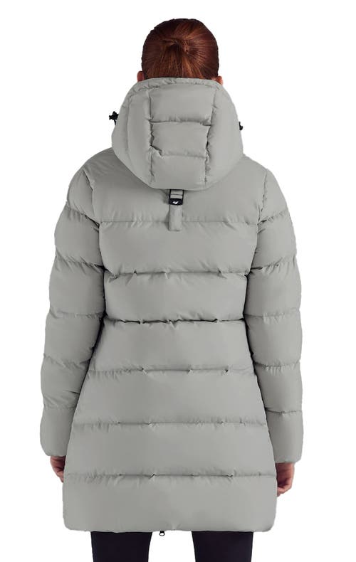 Triple F.a.t. Goose Puffer Down Parka In Quiet Grey
