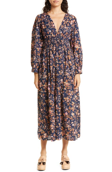 100% Cotton Midi Dresses for Women | Nordstrom Rack