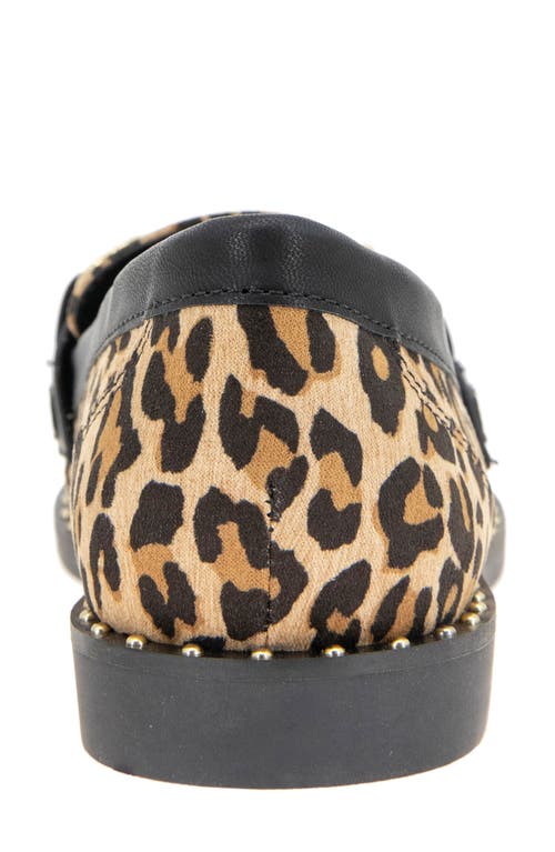 Reaction Kenneth Cole Cadila Loafer In Leopard Micro