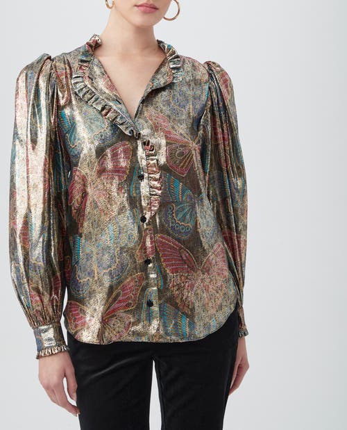 Shop Trina Turk New Moon Top In Multi