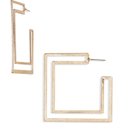 Panacea Rectangle Hoop Earrings