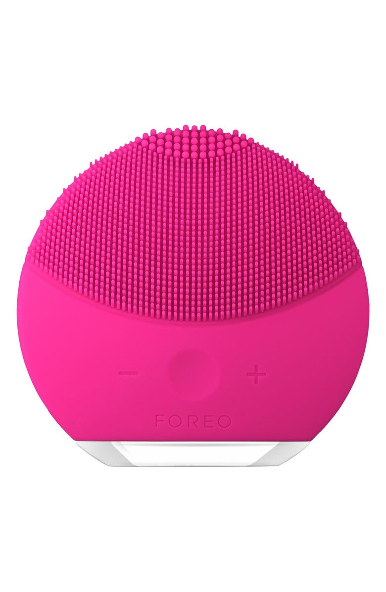 FOREO LUNA<sup>™</sup> Mini 2 Compact Facial Cleansing Device, Main, color, FUCHSIA
