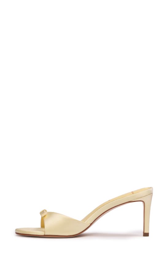 Shop Black Suede Studio Albie Slide Sandal In French Vanilla Satin