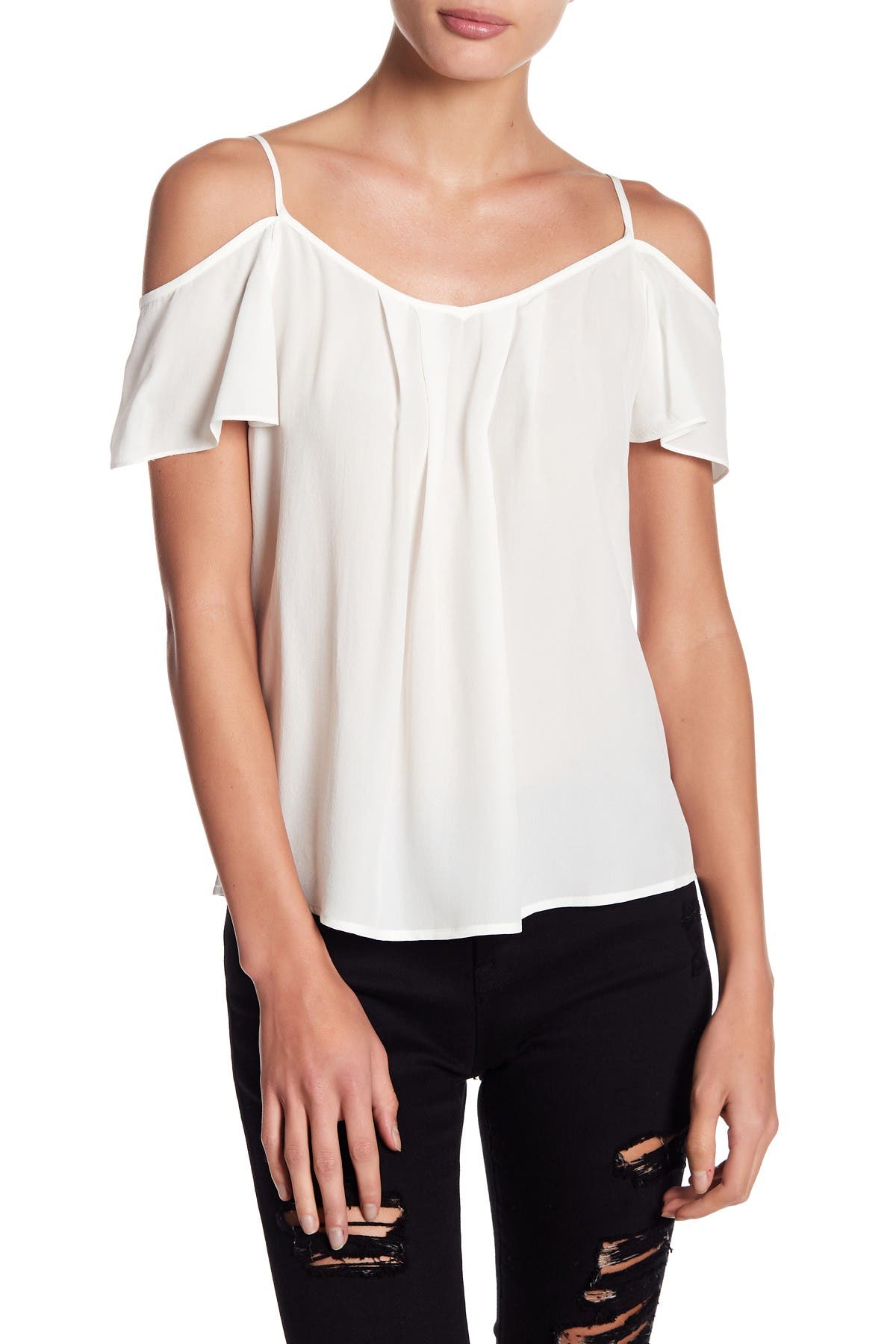 joie adorlee cold shoulder top