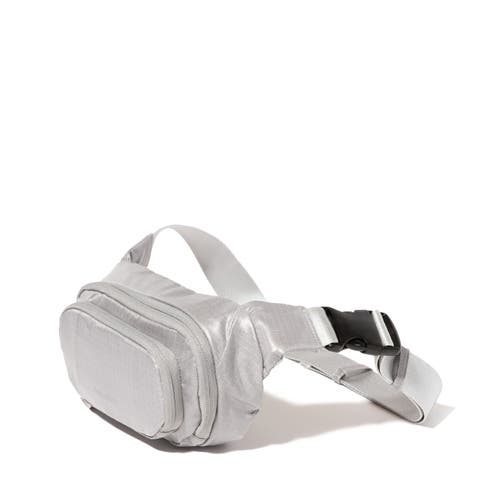 Baggallini On The Go Belt Bag Waist Pack In Sleet Gloss Ripstop