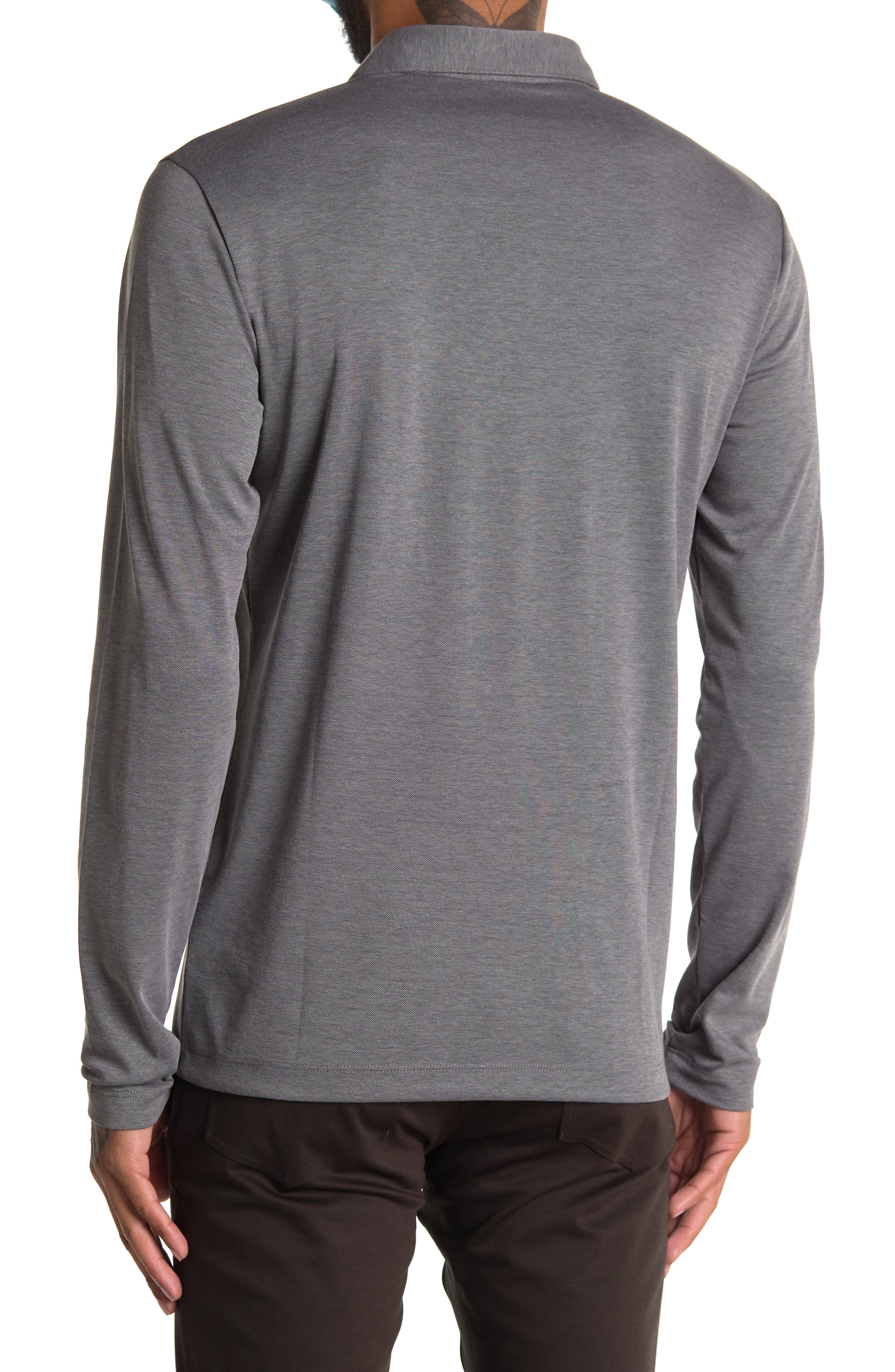 theory long sleeve polo