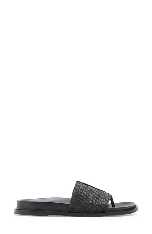 J/slides Nyc Rafina Slide Sandal In Black Stretch