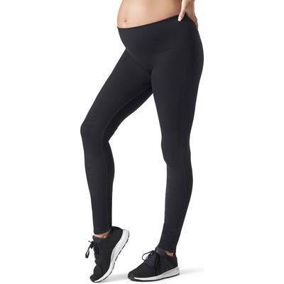 Blanqi Sportsupport Hipster Cuff Support Maternity/postpartum Leggings, Black