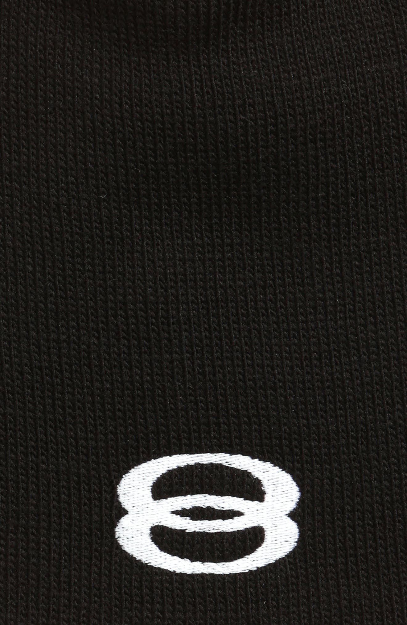 Balenciaga Unity Sports Logo Embroidered Beanie in 1077 Black