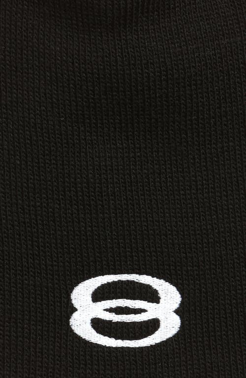 Shop Balenciaga Unity Sports Logo Embroidered Beanie In 1077 Black/white